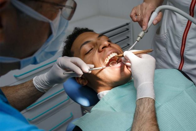 saturday-dental-appointments man at a saturday dental appointment