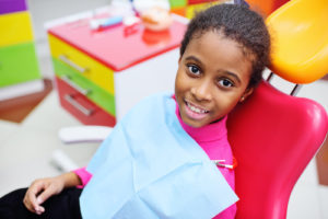 patient getting dental fillings and sealants